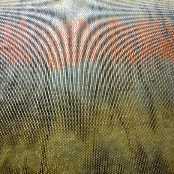 Snake Skin Digital Stretch Holographic Stretch Fabric in Pink & Burgundy 58/60" - Picture 4 of 5